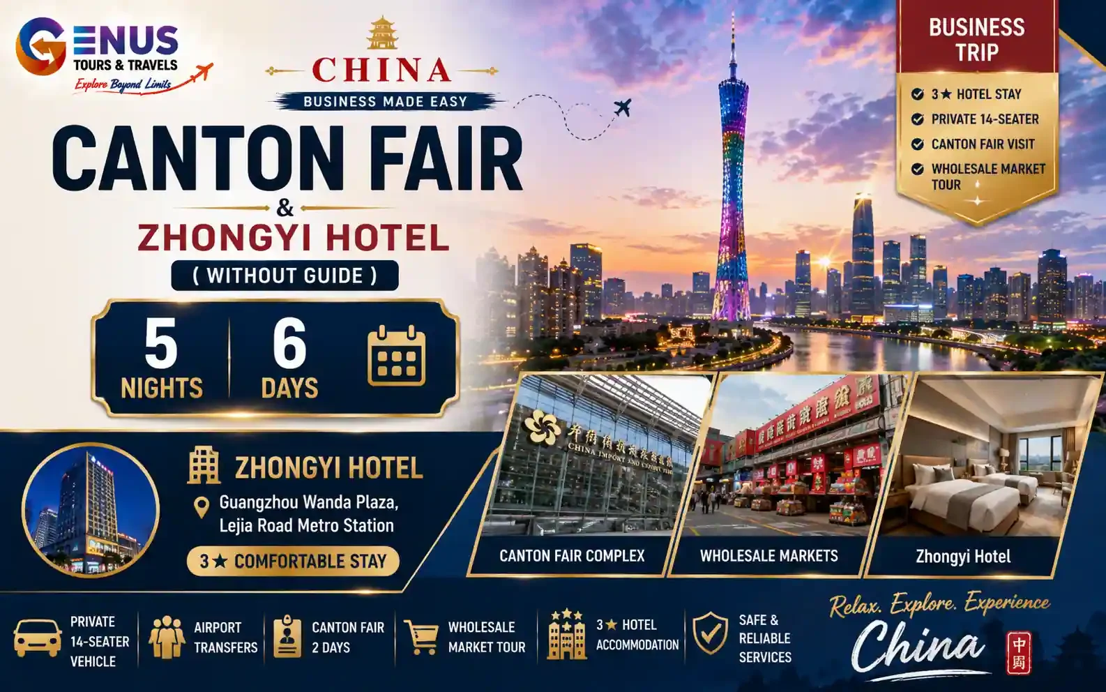 Canton Fair | Zhongyi Hotel (Without Guide) — Best China Vacation Package