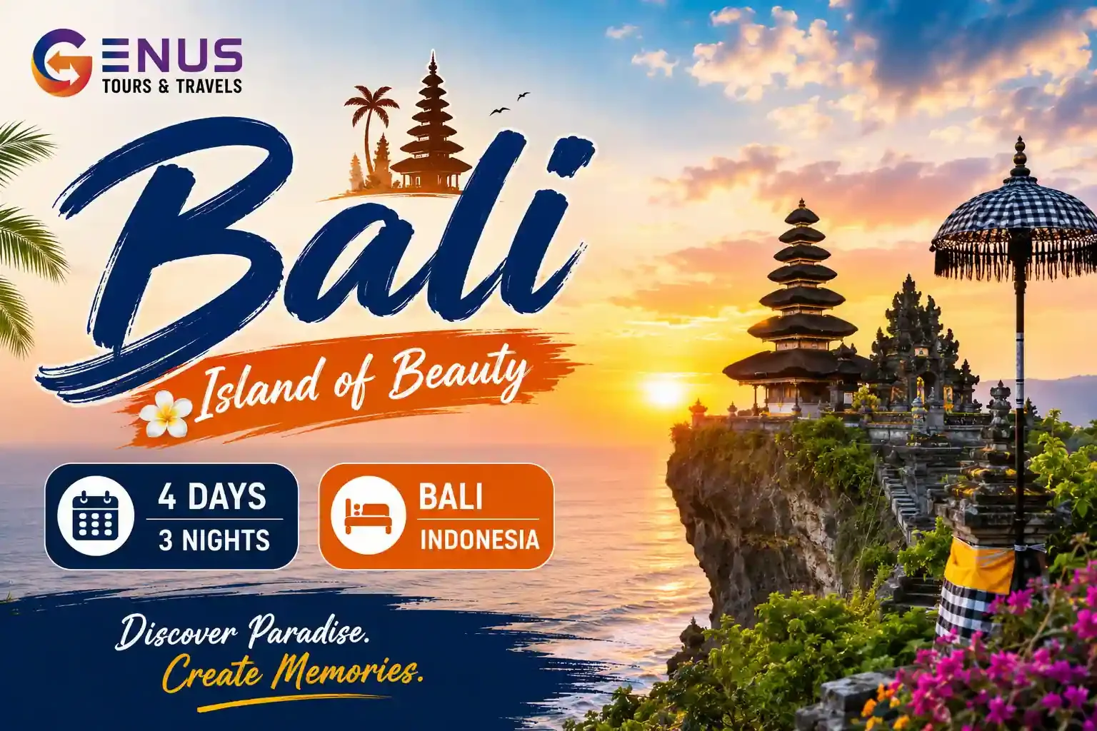 Indonesia 3 Night 4 Days Guided Tour Package with Transfers