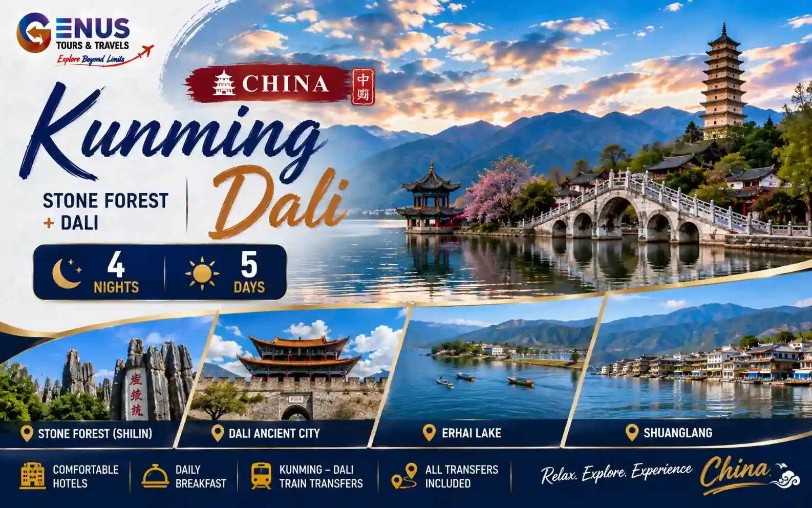 Kunming | Stone Forest + Dali — Best China Vacation Package