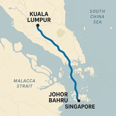 Transfer to Singapore (By Road)